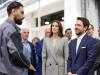 His Royal Highness Crown Prince Al Hussein and Her Royal Highness Princess Rajwa Al Hussein visit the ABB Training Centre in Berlin