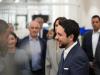 His Royal Highness Crown Prince Al Hussein and Her Royal Highness Princess Rajwa Al Hussein visit the ABB Training Centre in Berlin
