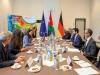 His Royal Highness Crown Prince Al Hussein meets with Germany’s Minister for Economic Cooperation and Development Reem Alabali Radovanin in Berlin