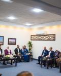His Royal Highness Crown Prince Al Hussein, the Regent, meets with youth from Karak
