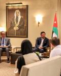 Crown Prince receives Al Hussein Fellowship alumni network board members