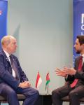 His Royal Highness Crown Prince Al Hussein meets with Prince Albert II of Monaco in Croatia