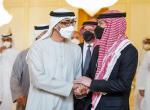 ولي العهد يقدم العزاء لرئيس دولة الإمارات بوفاة الشيخ خليفة بن زايد 
