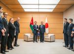 ولي العهد يلتقي رئيس الوزراء الياباني في طوكيو