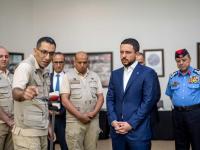 His Royal Highness Crown Prince Al Hussein, the Regent, visits the Public Security Directorate's Forensic Laboratories Department