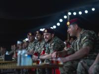 The 101st Special Battalion, a unit of the King Abdullah II Royal Special Forces, holds a ceremony to mark the conclusion of His Royal Highness Crown Prince Al Hussein’s service as the battalion’s Deputy Commander