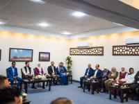 His Royal Highness Crown Prince Al Hussein, the Regent, meets with youth from Karak