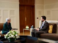 Crown Prince receives US Senator Joni Ernst – August 2026