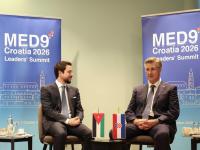 Crown Prince meets with Croatia prime minister ahead of MED9 summit – October 2026