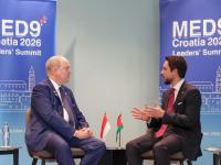 His Royal Highness Crown Prince Al Hussein meets with Prince Albert II of Monaco in Croatia