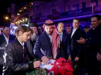 Crown Prince joins members of Christian community as they celebrate lighting Madaba Christmas tree