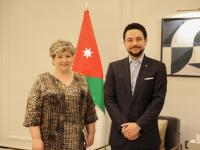 ولي العهد ورئيسة لجنة الشؤون الخارجية بمجلس العموم البريطاني