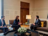 Deputising for King, Crown Prince meets with EU commissioner for Mediterranean 