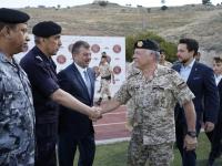 King attends army iftar