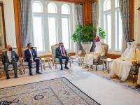 Crown Prince meets Qatar emir in Doha