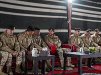 Crown Prince joins 40th King Hussein bin Talal Royal Armoured Brigade personnel for iftar