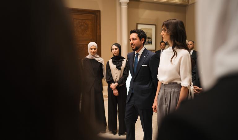 Crown Prince and Princess Rajwa receive top Tawjihi achievers - 2026