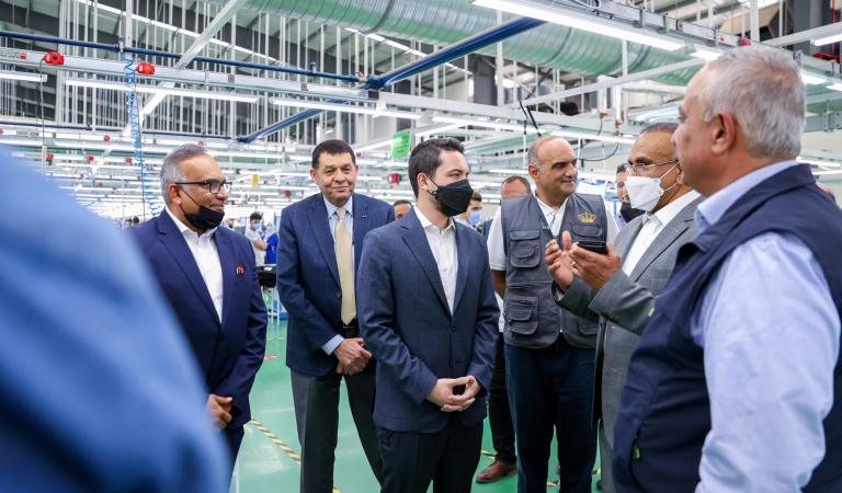 Crown Prince inaugurates first phase of Gia Apparels Industry factory in Aqaba