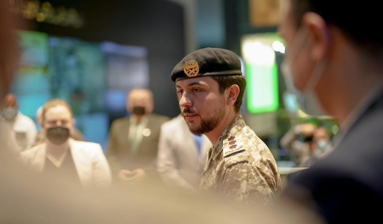 Crown Prince observes part of “Jordan Shield” drill