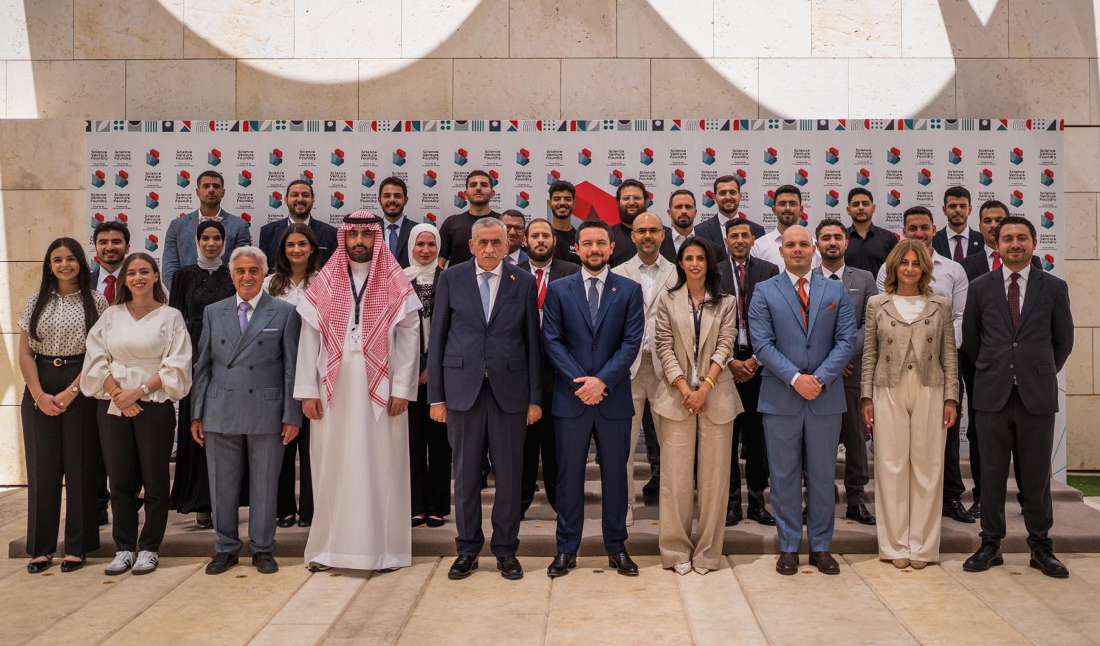 During His Royal Highness Crown Prince Al Hussein, the Regent’s, inauguration of the Science Venture Foundry at the University of Jordan