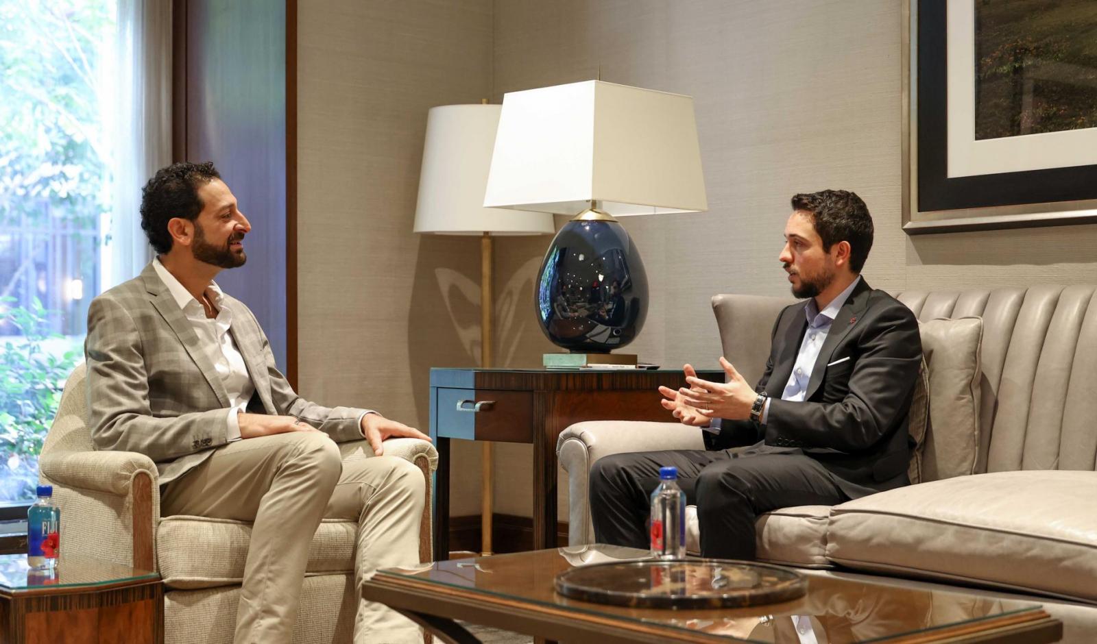 His Royal Highness Crown Prince Al Hussein explores cooperation opportunities with leaders of technology companies in New York