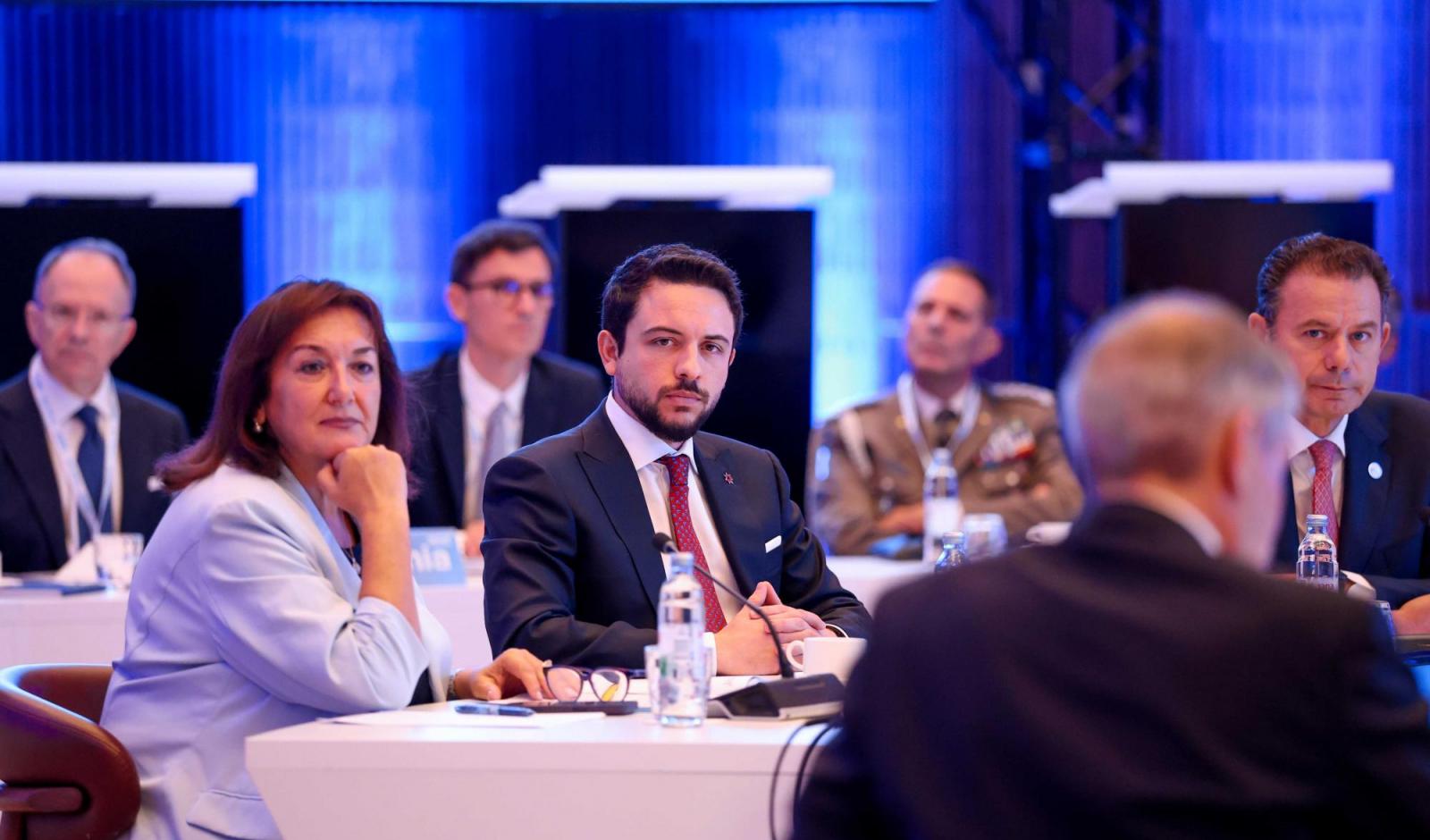 His Royal Highness Crown Prince Al Hussein participates in the MED9 Summit in Croatia