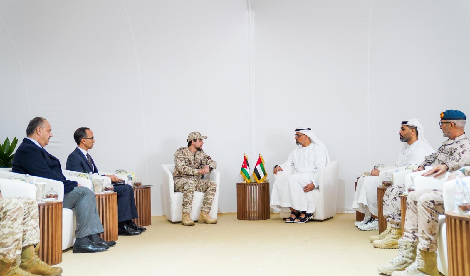 Crown Prince meets Sheikh Khaled bin Mohamed bin Zayed in Abu Dhabi