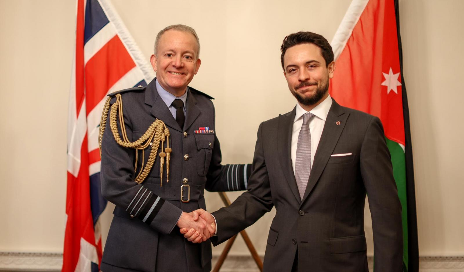 Crown Prince meets with UK chief of defence