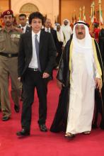 H.R.H Crown Prince Al Hussein Bin Abdullah with Shiekh Sabah Al-Ahmad Al-Jaber Al-Sabah