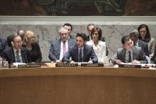 HRH Crown Prince Al Hussein bin Abdullah II chaired and delivered Jordan’s statement at the UN Security Council (UNSC) open debate on the “Role of Youth in Countering Violent Extremism and Promoting Peace" 23/4/2015