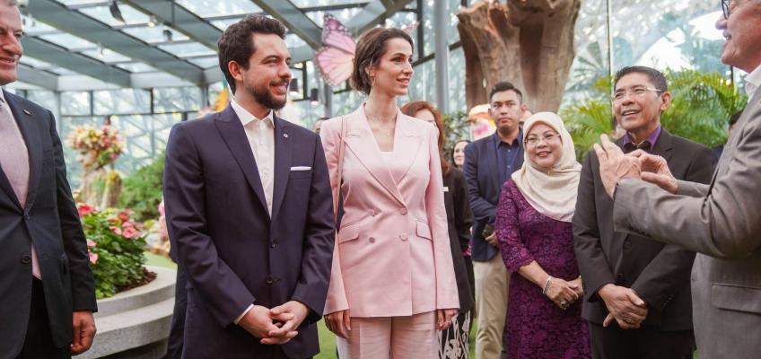 Crown Prince attends launch of Jordanian exhibition to promote tourism in Singapore