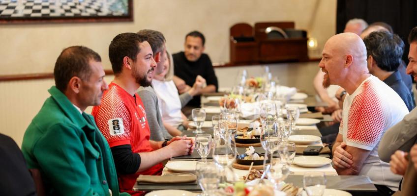 His Royal Highness Crown Prince Al Hussein met with entrepreneurs and executives of American technology companies in Silicon Valley, California