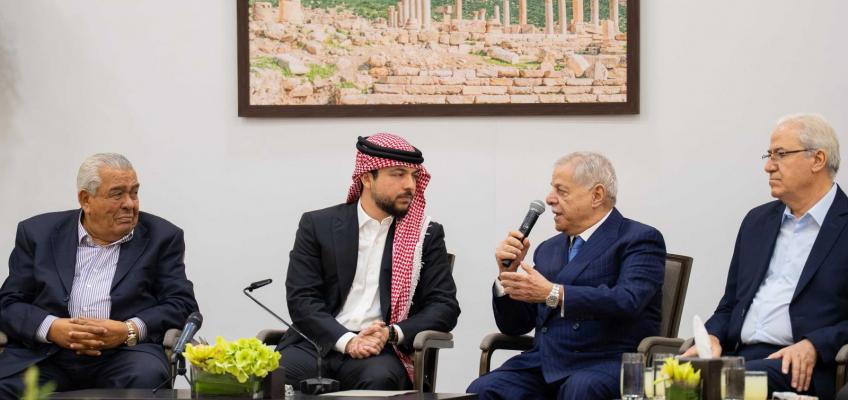 Crown Prince meets with figures and representatives of various sectors from Irbid
