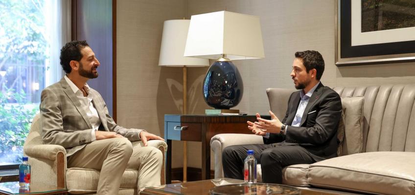 His Royal Highness Crown Prince Al Hussein explores cooperation opportunities with leaders of technology companies in New York