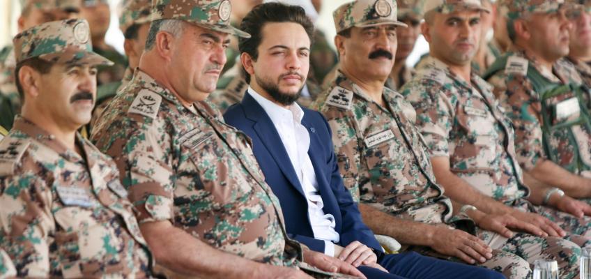 Crown Prince attends military drill