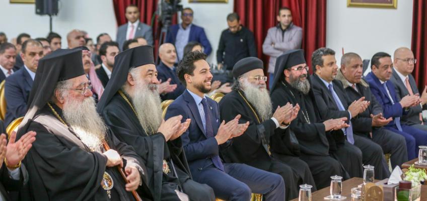 Regent attends Christmas celebration at Jerash monastery