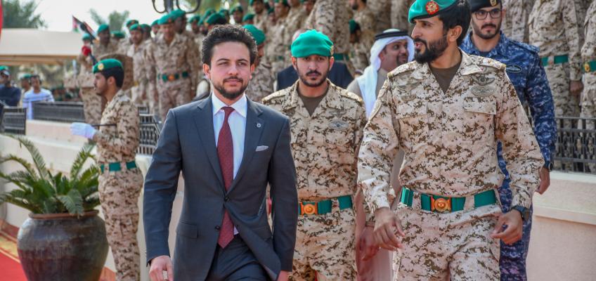 Crown Prince visits Bahrain Royal Guard Command, participates in counterterrorism drill