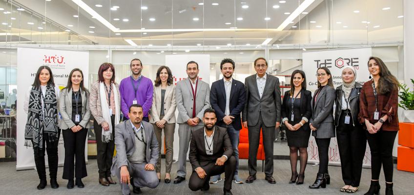 Crown Prince visits HTU’s Centre for Innovation and Entrepreneurial Excellence