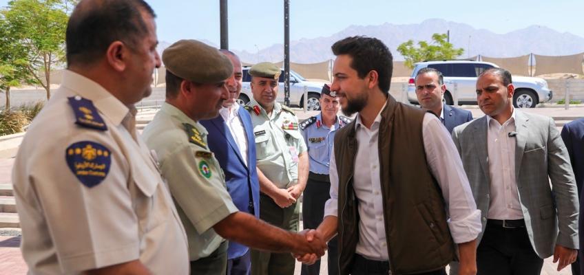 Crown Prince checks on readiness of King Hussein International Airport in Aqaba
