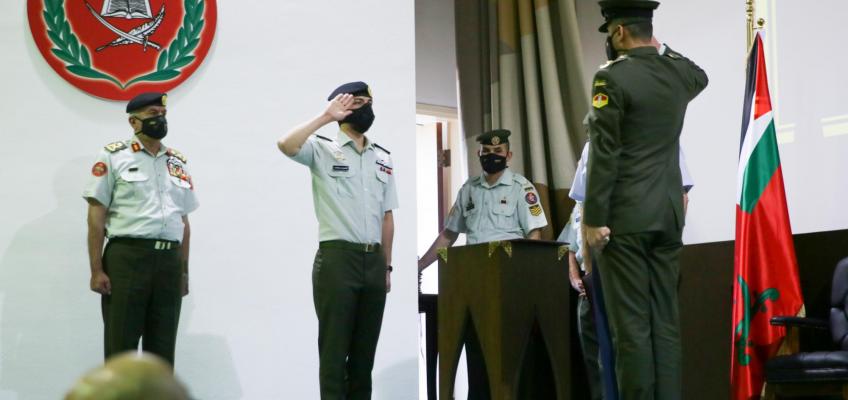 Deputising for King, Crown Prince attends graduation at Royal Jordanian Command and Staff College
