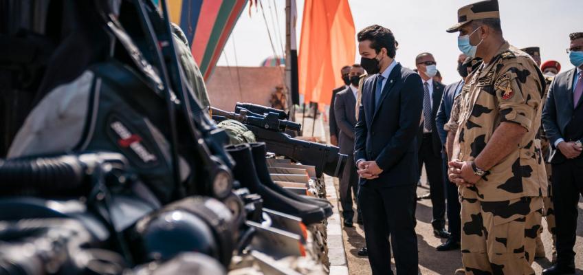 ولي العهد يحضر في القاهرة تمريناً عسكرياً لمجموعة العمليات الخاصة المصرية