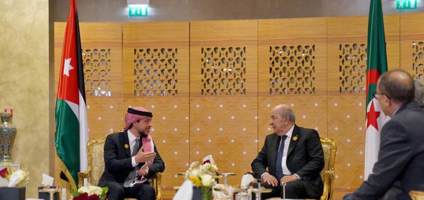 Crown Prince meets Arab leaders in Algeria