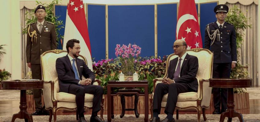 ولي العهد يلتقي الرئيس السنغافوري ويؤكد حرص الأردن على تعزيز الشراكة مع سنغافورة