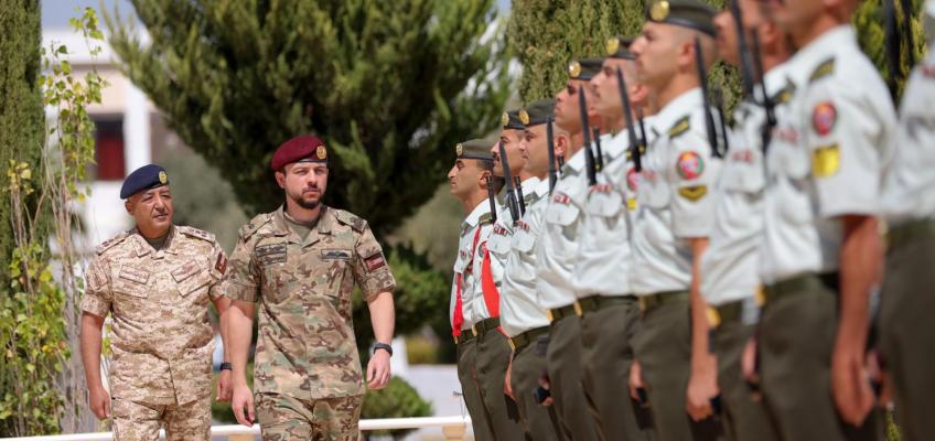 Regent attends exercise at Royal Jordanian Command and Staff College