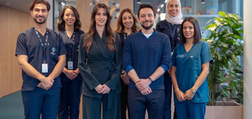 Crown Prince, Princess Rajwa visit centre for speech, language therapy