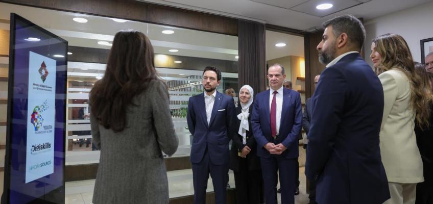 Crown Prince visits Ministry of Digital Economy, Entrepreneurship