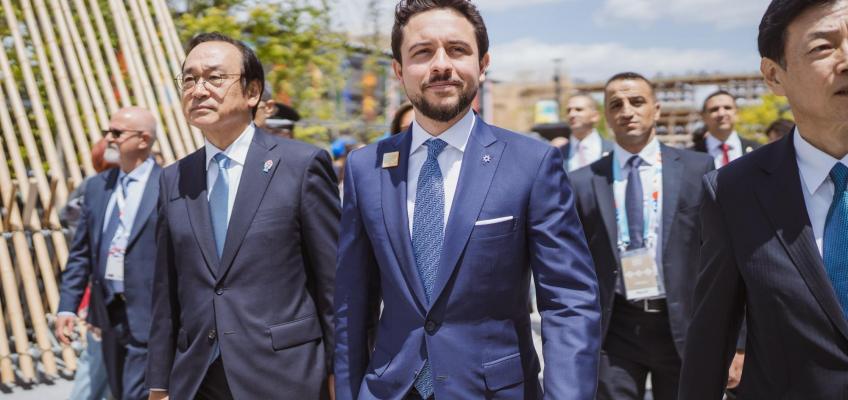 ولي العهد يزور الجناح الأردني في معرض إكسبو 2025 أوساكا