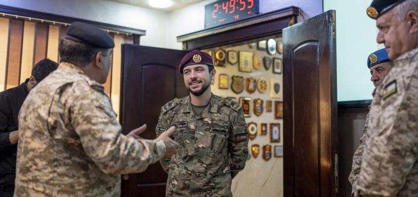 Crown Prince visits Royal Engineering Corps