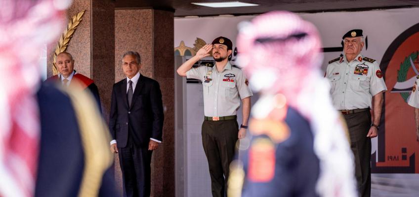Deputising for King, Crown Prince attends Mutah University military wing graduation