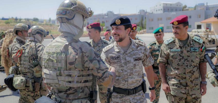 Crown Prince visits 101st Special Unit